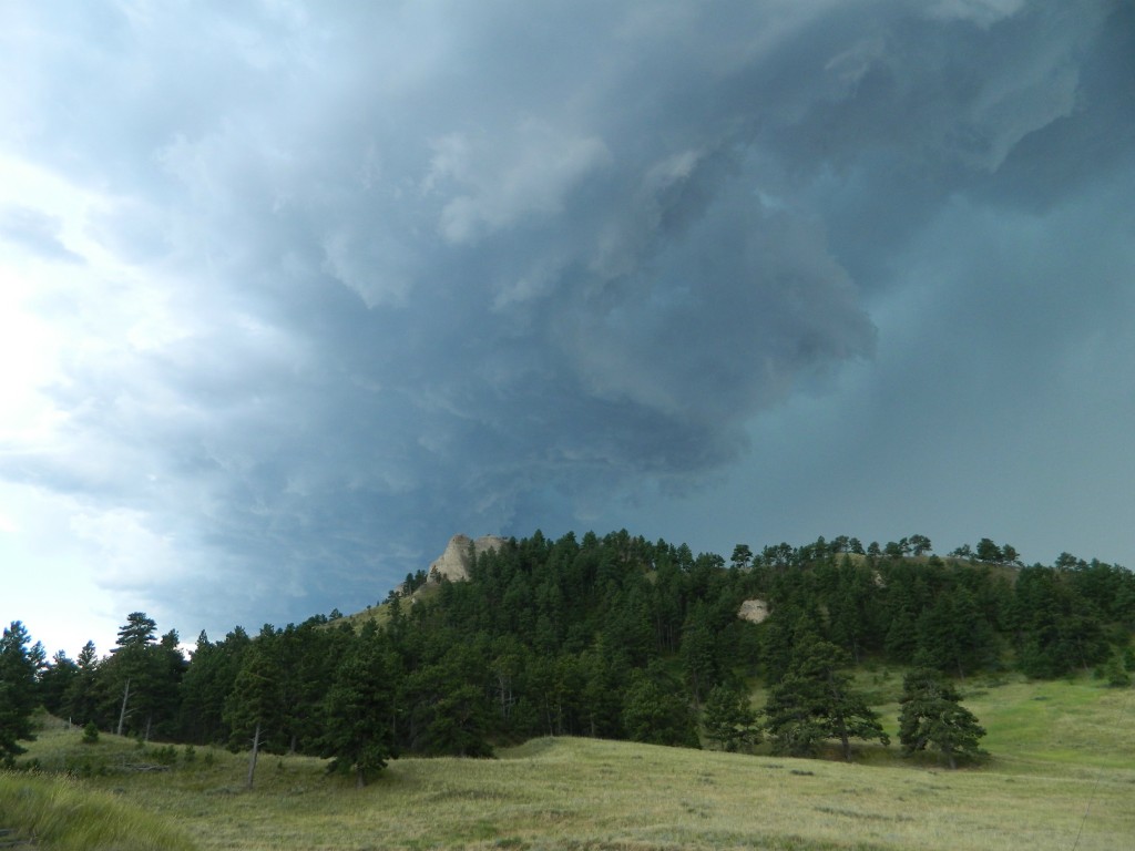 Storm building over Little Wolf Ridge 1 Thunderstorm building over Little Wolf Ridge, Whitney, Nebraksa