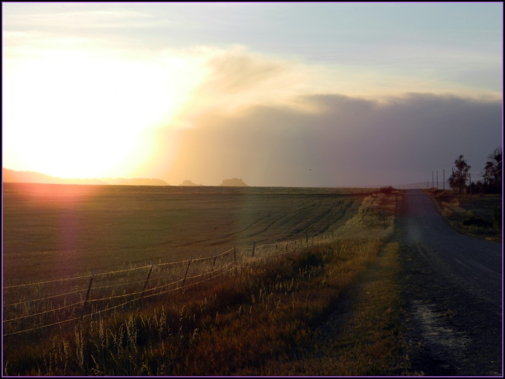 The frost is blowing in from the West.